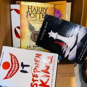 5 Books.  See pics.  Breaking Dawn.  It.  Harry Potter. Etc.​